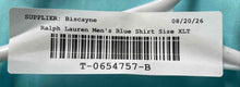 Load image into Gallery viewer, Ralph Lauren Mens Blue Cotton Long Sleeve Regular Fit Button-Up Shirt Size XLT
