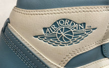 Load image into Gallery viewer, Authentic Nike Womens Air Jordan 1 Mid BQ6472-141 Blue White Sneakers Shoes Sz 9
