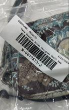 Load image into Gallery viewer, Vera Bradley Womens Java Blue Brown Quilted Designed Zip Small Wristlet Wallet
