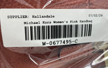 Load image into Gallery viewer, Michael Kors Womens Sandrine Pink Leather Detachable Strap Lined Satchel Handbag
