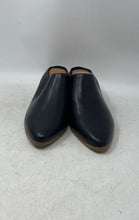 Load image into Gallery viewer, Universal Thread Womens Tara Black Leather Slip-On Block Heel Mule Shoes Size 10
