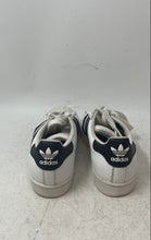 Load image into Gallery viewer, Adidas Boys Superstar C77154 White Leather Low Top Lace-Up Sneaker Shoes Size 4

