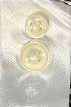 Load image into Gallery viewer, Neiman Marcus Mens White Black Check Cotton Trim Fit Dress Shirt Size 16.5 32/33
