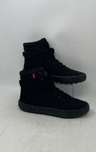 Load image into Gallery viewer, Levi's Womens 520571A481 Black Round Toe High Top Lace-Up Sneaker Shoes Size 8
