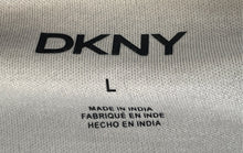 Load image into Gallery viewer, DKNY Mens Gray Short Sleeve Spread Collar Golf Polo Shirt Size Large
