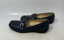 Load image into Gallery viewer, Anne Klein Sport Womens AK7BLAINE Blue Leather Slip-On Casual Loafer Shoes Sz 9M
