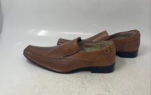 Load image into Gallery viewer, Stacy Adams Mens Brown Leather Square Toe Slip-On Loafers Shoes Size 9
