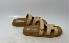 Load image into Gallery viewer, Steve Madden Womens Mayven Brown Open Toe Double Strap Slide Sandals Size 8

