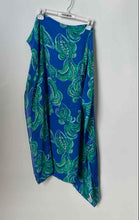 Load image into Gallery viewer, Lilly Pulitzer Womens Blue Green Paisley Print Lightweight Infinity Scarf
