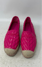 Load image into Gallery viewer, Karl Lagerfeld Paris Womens Beige Pink Quilted Slip-On Espadrille Shoes Size 6.5
