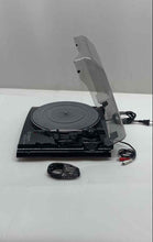 Load image into Gallery viewer, Ion Black Profile Pro USB Turntable Home Stereo System With Input Not Tested
