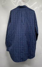 Load image into Gallery viewer, Ralph Lauren Mens Blue Cotton Long Sleeve Collared Dress Shirt Size 17
