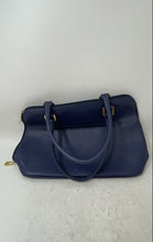 Load image into Gallery viewer, Laci Baruffi Womens Blue Studded Double Handle Satchel Purse
