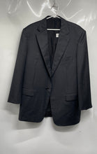 Load image into Gallery viewer, Pal Zileri Mens Gray Long Sleeve Pockets Notch Lapel Two-Button Blazer Size 56R

