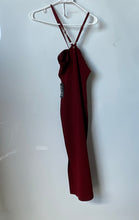 Load image into Gallery viewer, Guess Womens Red Criss Cross Spaghetti Straps Slit Bodycon Dress Size XS W/ Tag
