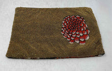 Load image into Gallery viewer, Jasper &amp; Jeera Womens Multicolor Floral Zip Top Lined Beaded Pouch Wallet

