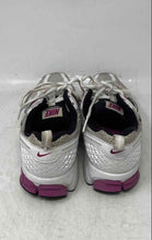 Load image into Gallery viewer, Nike Boys Air Zoom Vomero 5 White Purple Lace-Up Low Top Running Shoes Size 5Y
