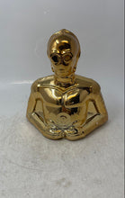 Load image into Gallery viewer, FAB NY Gold-Tone Engraved Star Wars C-3PO Ceramic Coin Bank With Box For Age 8+
