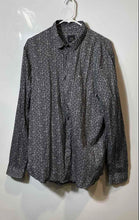 Load image into Gallery viewer, Armani Exchange Mens Black &amp; White Printed Long Sleeve Button-Up Shirt Size XL
