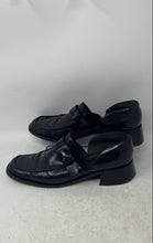 Load image into Gallery viewer, VS By Vero Cuoio Womens Black Leather Square Toe Slip-On Loafer Shoes Size 10 M
