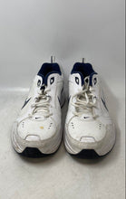 Load image into Gallery viewer, Nike Mens Air Monarch IV White Navy Low Top Lace-Up Sneaker Shoes Size 13
