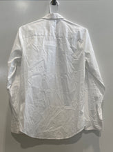 Load image into Gallery viewer, Calvin Klein Mens White Long Sleeve Stretch Slim Fit Button-Up Shirt Size XS

