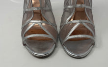 Load image into Gallery viewer, Ted Baker Womens Silver Mesh Back Zip Stiletto Heel Ankle Booties Size EUR 41
