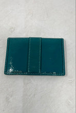 Load image into Gallery viewer, Coach Womens Green Leather Inner Pocket ID Window Card Holder Bi-Fold Wallet
