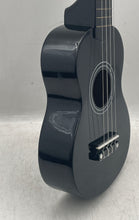 Load image into Gallery viewer, Audstter Model No: AUD-UK2BAG Black 4 String Small Acoustic Ukulele With Case
