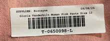 Load image into Gallery viewer, Gloria Vanderbilt Womens Amanda Pink Denim Stretch Straight Leg Jeans Size 12
