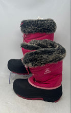 Load image into Gallery viewer, Kamik Kids Gypsy Black Pink Drawstring Mid-Calf Winter Snow Boots Size 3
