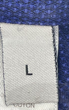 Load image into Gallery viewer, Authentic Armani Collezioni Mens Blue Cotton Collared Button-Up Shirt Size L
