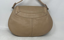 Load image into Gallery viewer, Sigrid Olsen Womens Beige Pebbled Leather Inner Divider Crossbody Purse
