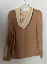 Load image into Gallery viewer, Armani Exchange Mens Tan &amp; Light Brown Colorblock Cotton Pullover Hoodie Size M

