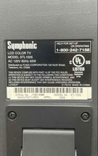 Load image into Gallery viewer, Symphonic Model STL1505 Silver Wired Portable LCD Color TV Not Tested
