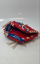 Load image into Gallery viewer, Rawlings PL91SR Youth Red Blue Leather 9 Inch Adjustable Baseball Glove
