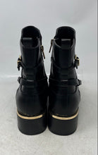 Load image into Gallery viewer, Calvin Klein Womens Jasen Black Leather Round Toe Side Zip Ankle Boots Size 10M
