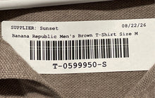 Load image into Gallery viewer, Banana Republic Mens Brown Short Sleeve Collared Polo Shirt Size M
