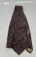 Load image into Gallery viewer, Valentino Cravatte Mens Multicolor Printed Keeper Loop Designer Tie
