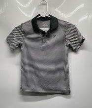 Load image into Gallery viewer, Vineyard Vines Kids Black And White Striped Short Sleeve Golf Polo Shirt Size 6
