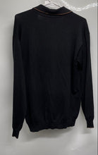 Load image into Gallery viewer, Tommy Bahama Mens Black Long Sleeve Polo Collar Pullover Sweater Size Small
