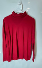 Load image into Gallery viewer, Chico&#39;s Womens Red Long Sleeve Turtleneck Pullover Sweater Size 2
