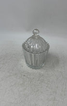 Load image into Gallery viewer, Diamond Fire Crystal Clear Glass Decorative Trinket Box With Lid
