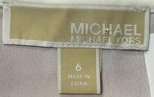 Load image into Gallery viewer, Michael Kors Womens White Short Sleeve Round Neck Blouse Top Size 6
