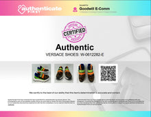 Load image into Gallery viewer, Authentic Versace Kids Multicolor Low Top Round Toe Sneaker Shoes Size EUR 35
