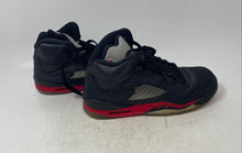 Load image into Gallery viewer, Nike Boys Air Jordan 5 440888-006 Black Gray Red Mid Top Basketball Shoes Sz 6Y
