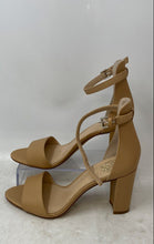Load image into Gallery viewer, Vince Camuto Womens Corlina Beige Leather High Heel Ankle Strap Sandals Size 6M

