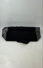 Load image into Gallery viewer, Coach Womens Fragrance Black Silver Glitter Double Handle Lined Tote Handbag
