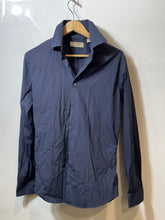 Load image into Gallery viewer, Authentic Burberry Mens Blue Long Sleeve Collared Dress Shirt Size 15
