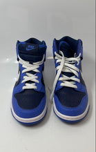 Load image into Gallery viewer, Nike Boys Dunk High DD2314-400 Blue White Lace-Up Mid Top Sneakers Shoes Size 7Y
